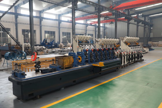 ZY20 HF वेल्डिंग ट्यूब मिल मशीन φ10-26mm गोल स्टील पाइप 0.4-1.5mm 100kW सॉलिड स्टेट लाइन