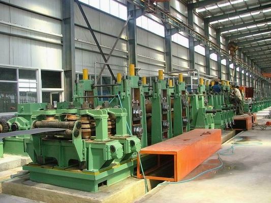 88,9 मिमी के लिए गर्म लुढ़का हुआ स्टील ईआरडब्ल्यू ट्यूब मिल 273 मिमी गोल स्टील ट्यूब उत्पादन