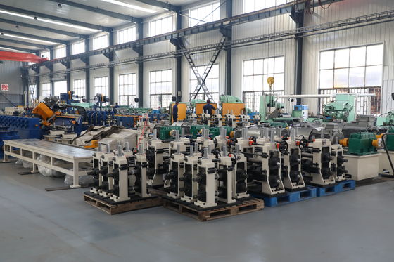 ZY20 HF वेल्डिंग ट्यूब मिल मशीन φ10-26mm गोल स्टील पाइप 0.4-1.5mm 100kW सॉलिड स्टेट लाइन
