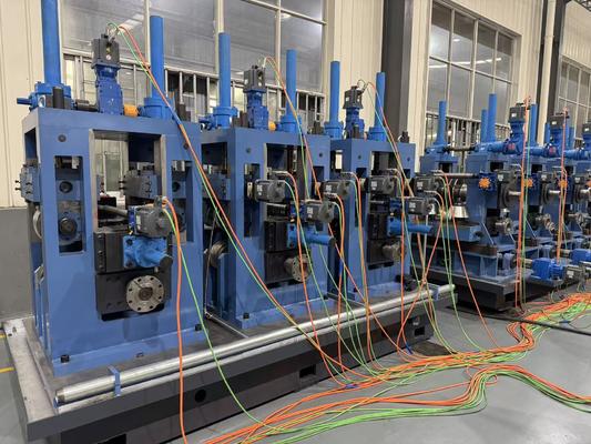 ZY20 HF वेल्डिंग ट्यूब मिल मशीन φ10-26mm गोल स्टील पाइप 0.4-1.5mm 100kW सॉलिड स्टेट लाइन