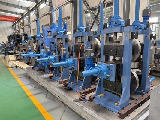 ZY20 HF वेल्डिंग ट्यूब मिल मशीन φ10-26mm गोल स्टील पाइप 0.4-1.5mm 100kW सॉलिड स्टेट लाइन